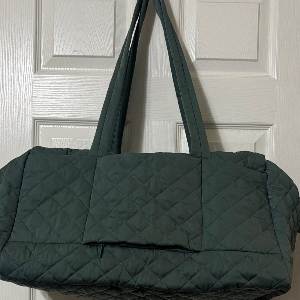 Vera Bradley Large Travel Duffel in Olive Leaf